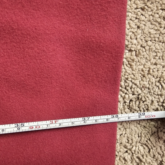 Land's End - pink raspberry wool cashmere coat, size 14 - Picture 7 of 8